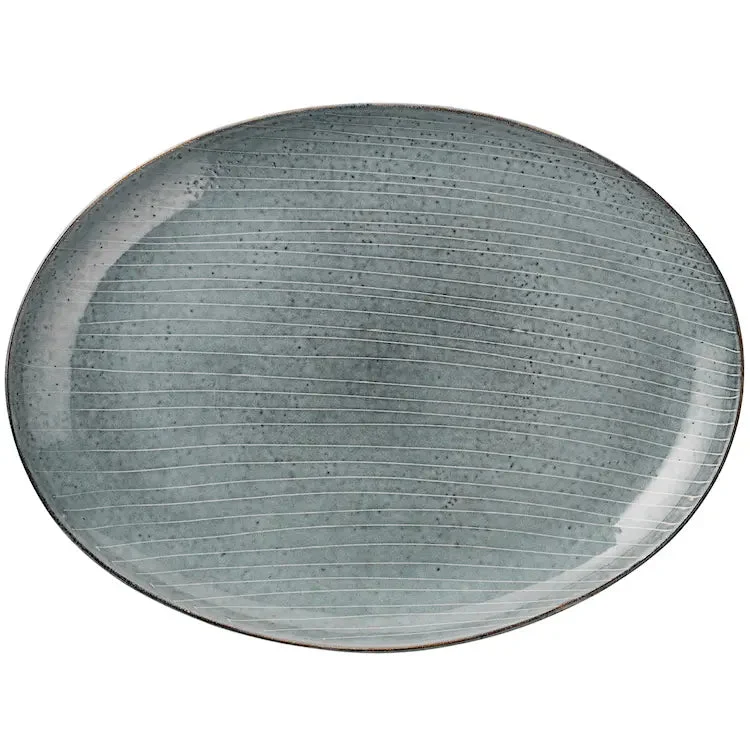 Broste Copenhagen Nordic Sea Tallrik Oval 35,5 cm