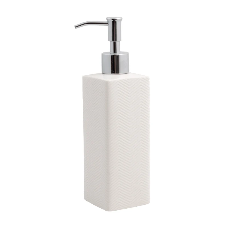Cult Design Fishbone Tvålpump 21 cm Vit
