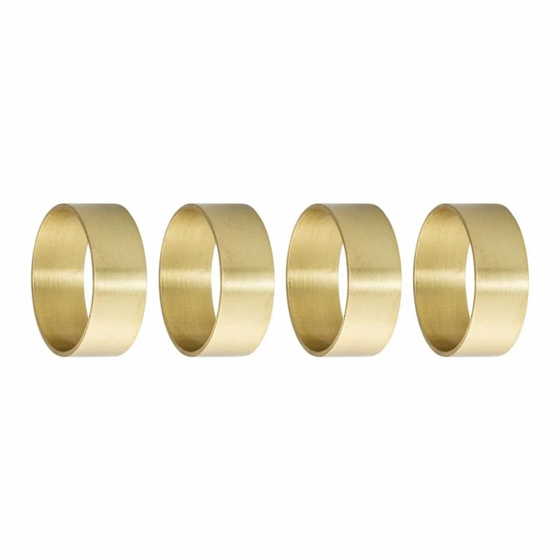 Bloomingville Laurie Servettring, Guld 4-pack