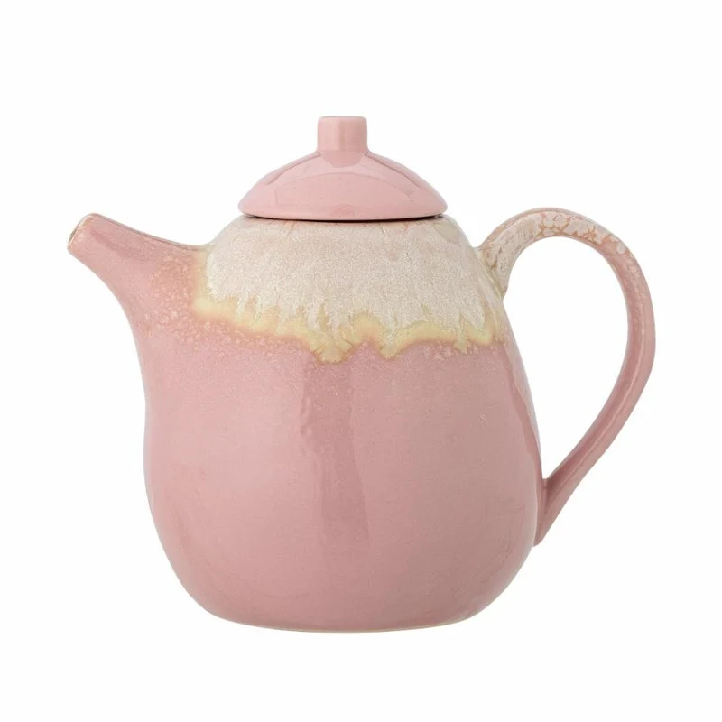 Bloomingville Louisa Tekanna Rosa, Stengods 1,2 L