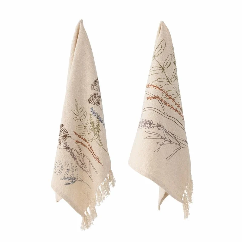 Bloomingville Kökshandduk Bea Bomull 2-pack