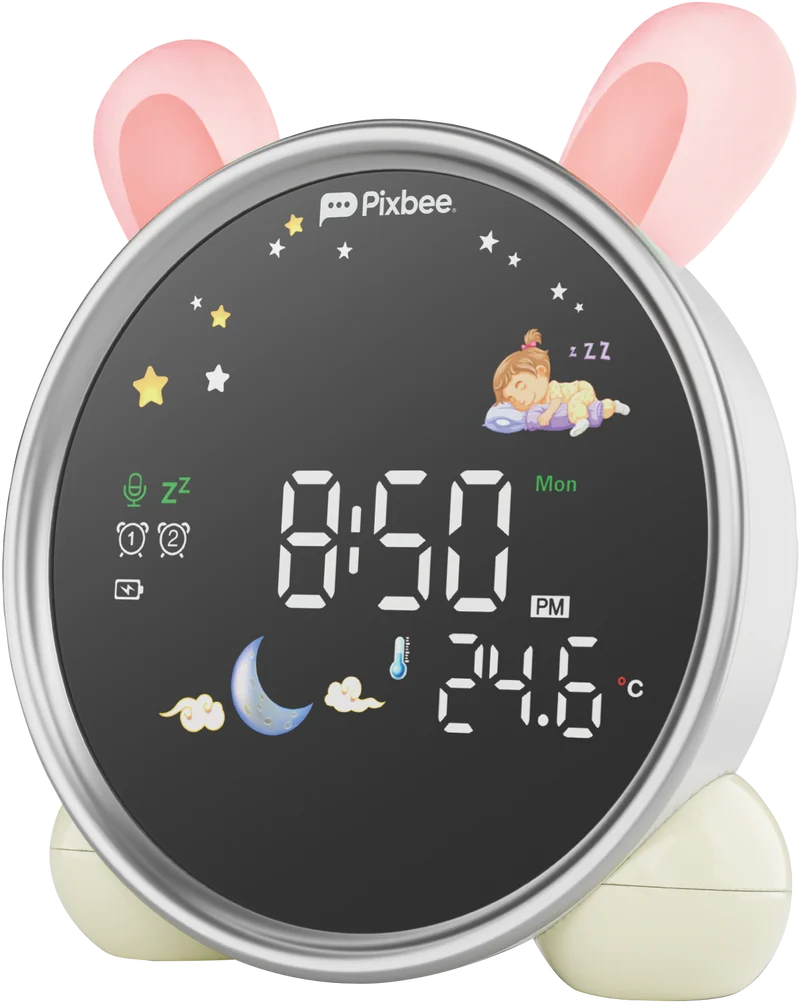 Pixbee Glow Sleep Training Light and Alarm Clock