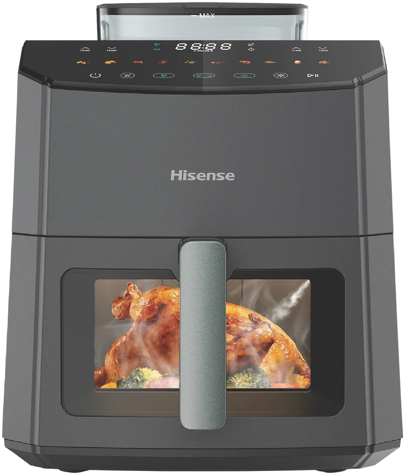 Hisense 7 Litre 3-in-1 Steam Air Fryer Black