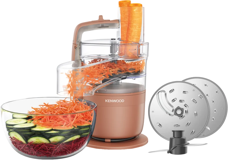Kenwood Multi Pro Go Food Processor Red Clay