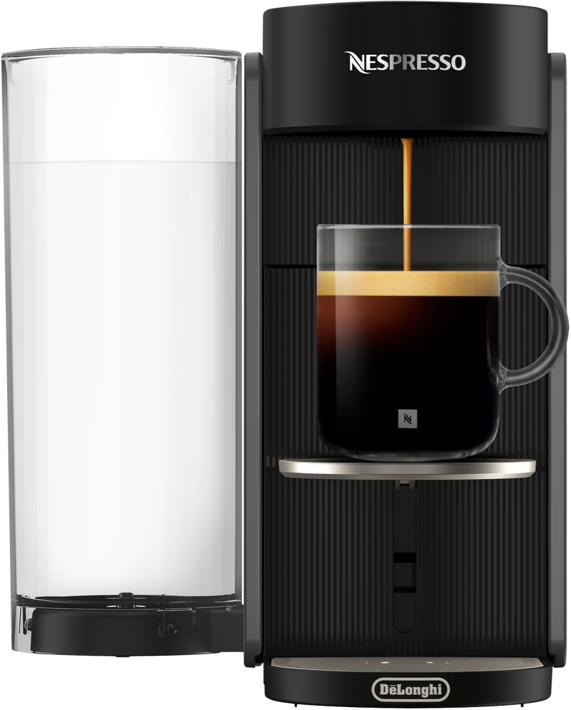 Nespresso Vertuo Up Capsule Coffee Machine Bundle Titanium
